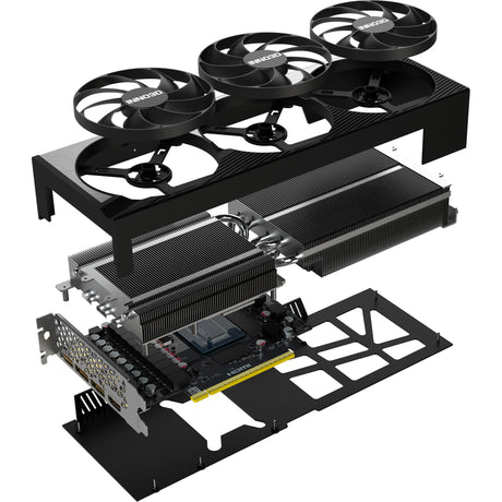 Inno3d n50803-16d7x-17603930 geforce rtx 5080 x3 oc, atx, 16gb, gddr7, 256-bit, 960gb s, pcie5, 360w