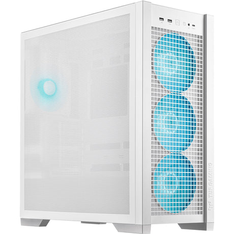 Asus TUF Gaming GT302 ARGB Midi Tower Case (White | 2x USB-A | 1x USB-C | RGB | Tempered Glass)