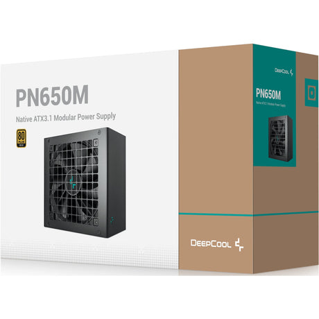 Deepcool PN650M Modular 650W Power Supply (Black, 3x PCIe)