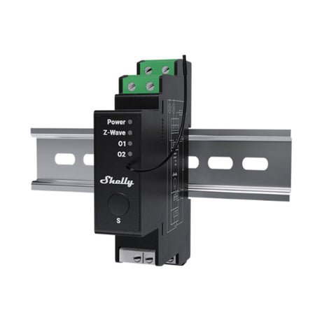 Shelly Wave Pro 2PM LR (EU) Relay (Black, Z-Wave)
