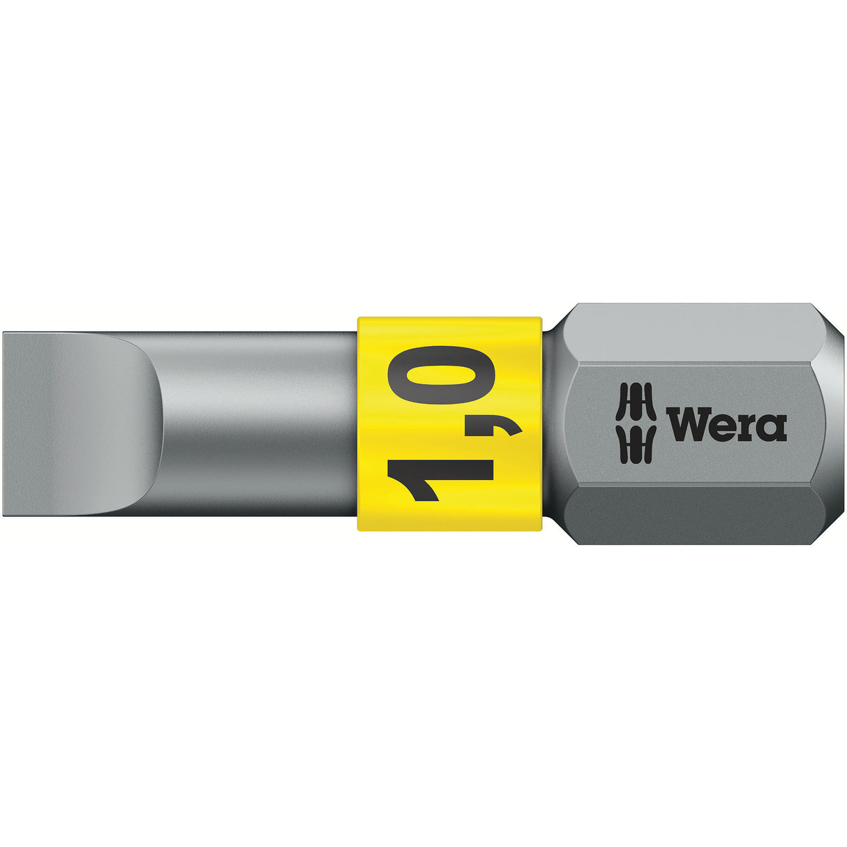 Wera kraftform kompakt 25 ra-r with case, 6-piece bit set (black green)