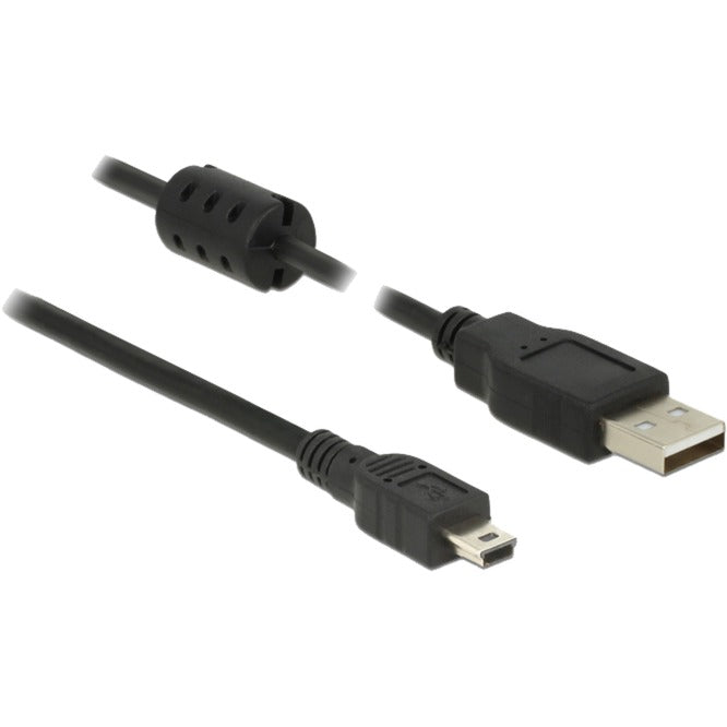 Cabo Delock USB 2.0-A > Cabo USB mini-B 5 pinos 0,70 m (preto)