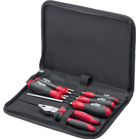 Wiha Mechaniker-Werkzeugset (schwarz rot, 6-teilig)