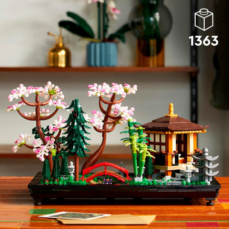 Kit de construção de mindfulness botânico de jardim calmante de ícones Lego para adultos - 10315