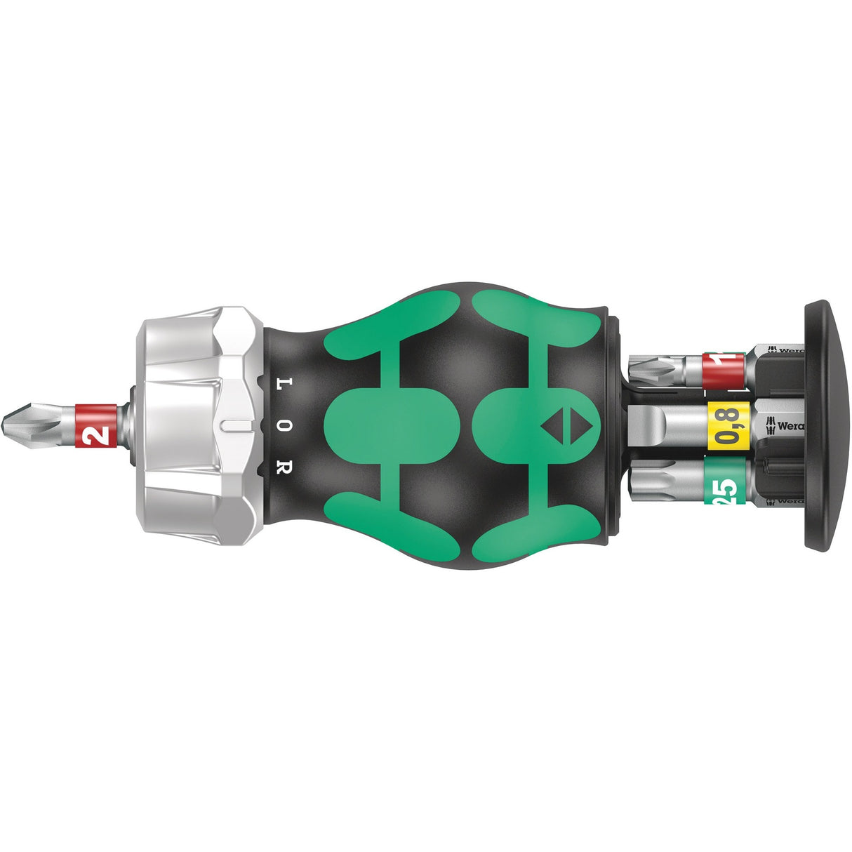 Wera kraftform kompakt stubby magazin ra 1, 6-częściowy klucz nasadowy (czarno-zielony)