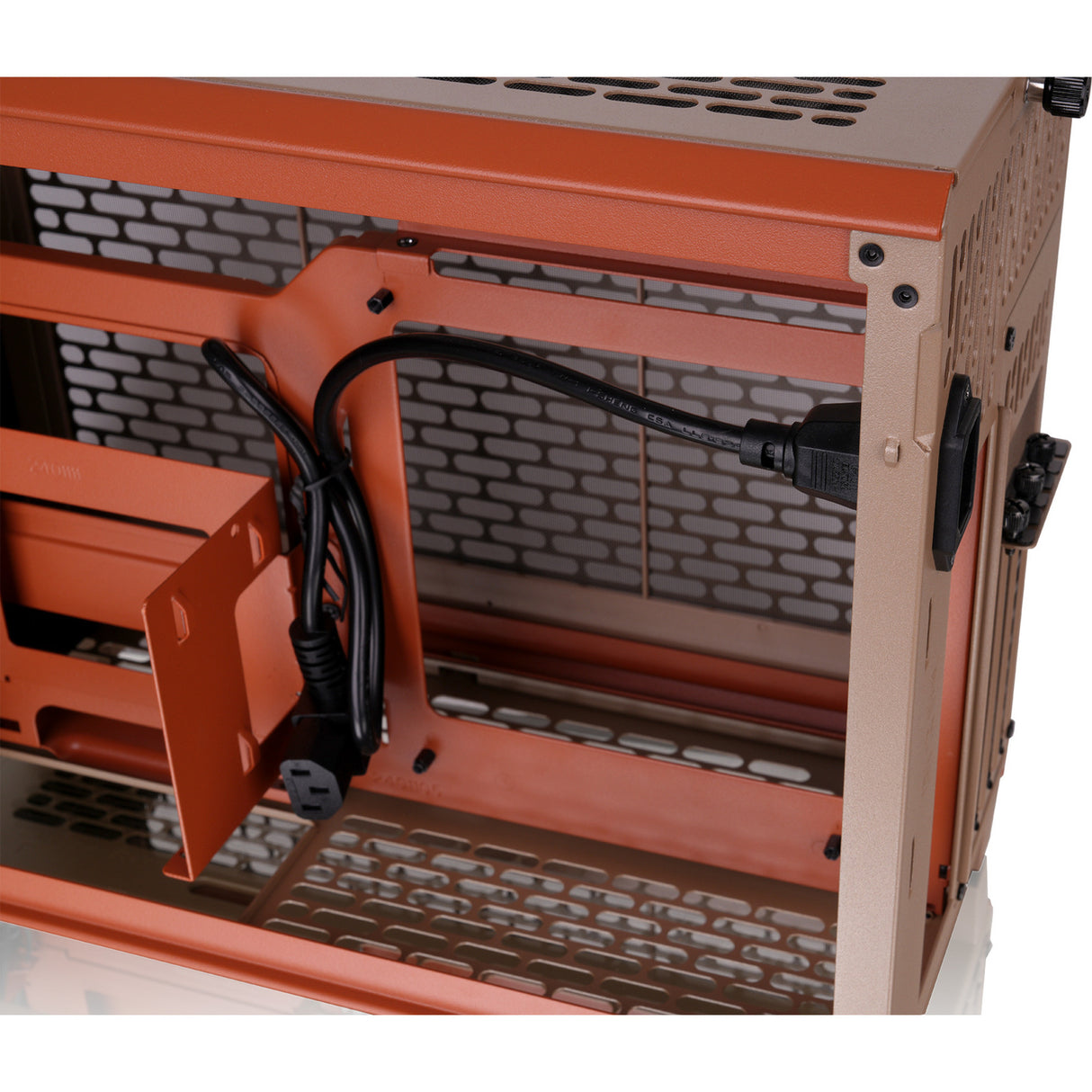 Thermaltake tr100 gravel sand mini tower case (light brown | 2x USB-A | 1x USB-C)