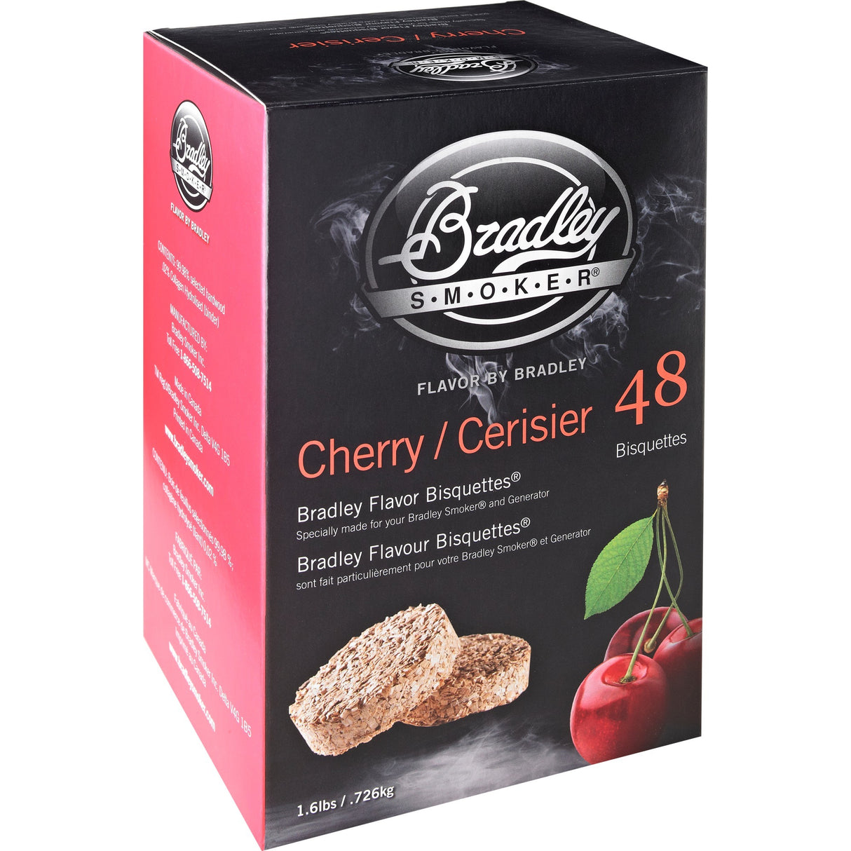 Bradley Kirschholzbriketts Räucherholz (48 Stück)