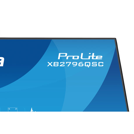 Iiyama ProLite XB2796QSC-B1 27 monitor (black (matte), 75 Hz, HDMI, USB-C, audio)