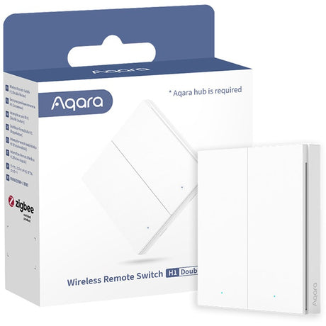 Aqara Wireless Remote Switch H1 (Double Rocker) (White)