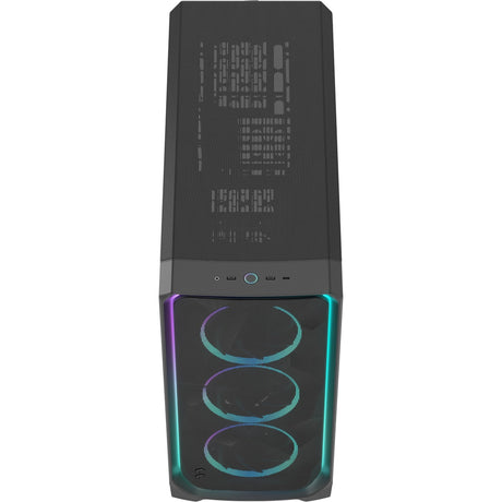 Fractal design meshify 3 xl ambience pro rgb big tower housing (black | 2x usb-a | 1x usb-c | rgb | tempered glass)