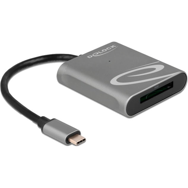 Delock USB-C kortleser for XQD 2.0 kortleser (grå)