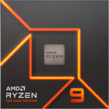Soicéad AMD Ryzen 9 7900, 3.7 GHz (5.4 GHz Turbo Boost) próiseálaí AM5 (díghlasáilte, Wraith Prism, i mbosca)