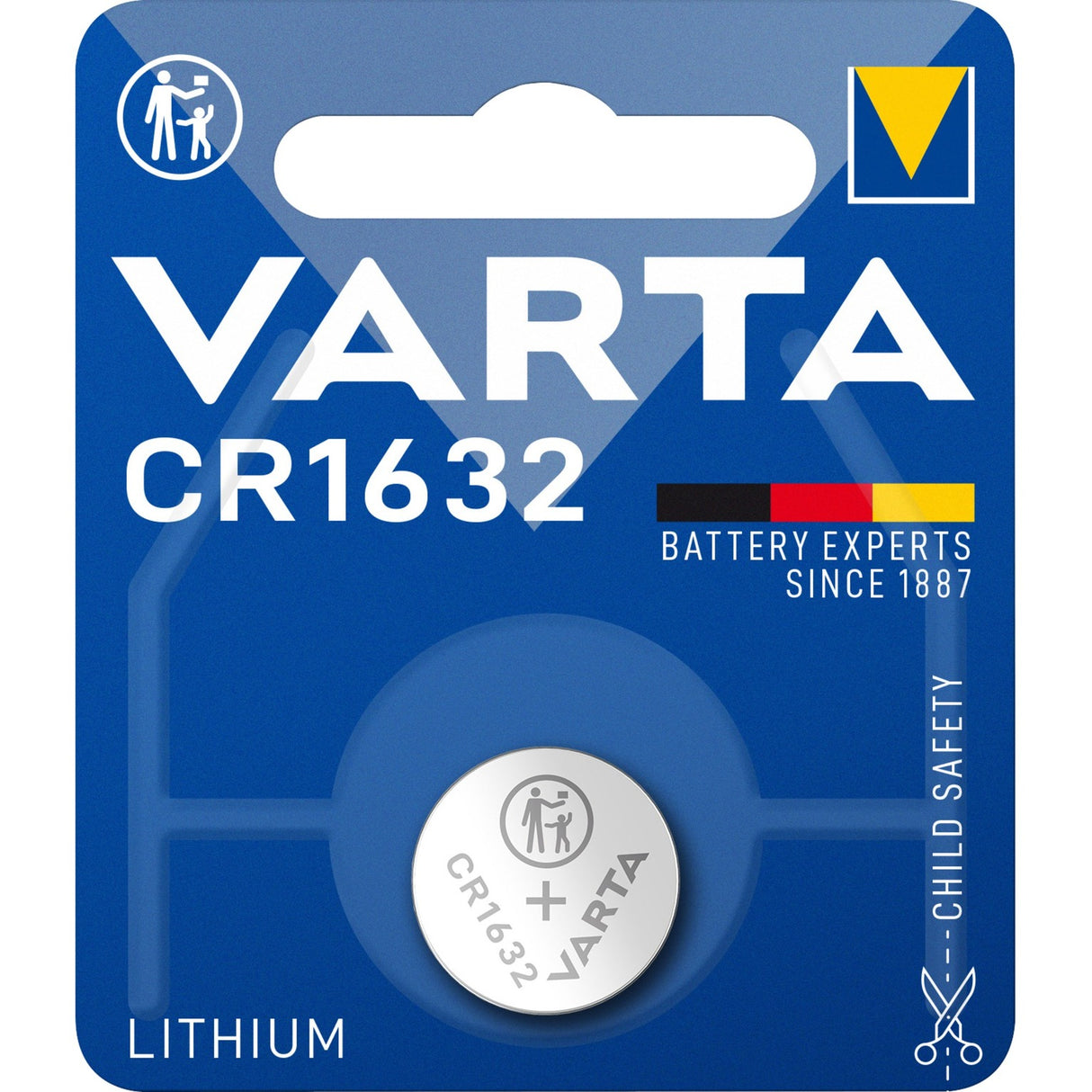 Varta professionelle CR1632-Batterie