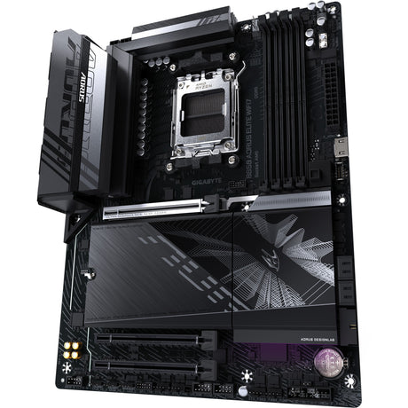 Gigabyte B850 Aorus Elite WiFi7 lizdas AM5 pagrindinė plokštė (juoda, RAID, 2,5 GB-LAN, WiFi 7, BT, garsas, ATX)