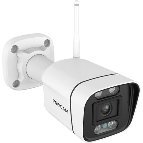 Foscam v5p, 3K 5MP Dual-Band WiFi Camera with Sound and Light Alarm (White)