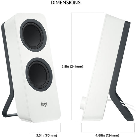 Logitech z207 PC Speaker (White)
