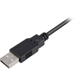 Sharkoon usb-a 2.0 > usb-b kabel (zwart, 2 meter)