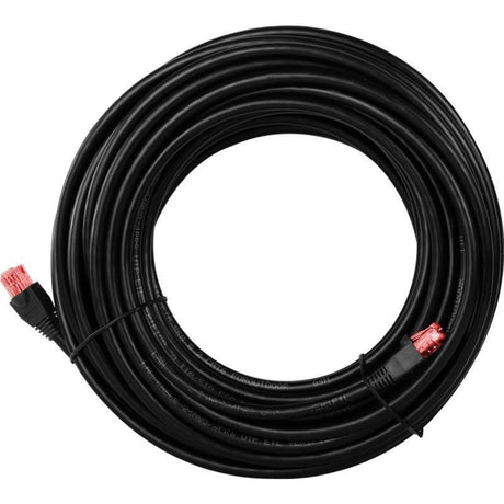 Kabel sieciowy Goobay kat.6 (czarny, 15 metrów, u utp, outdoor)