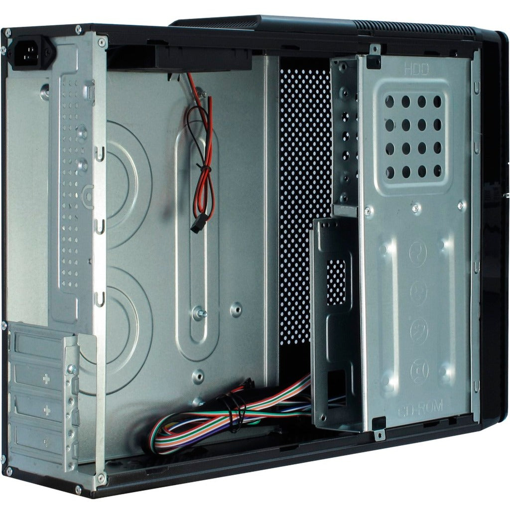 Inter-Tech it-607 Mini Tower Gehäuse (schwaarz | 2x USB-A)