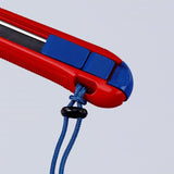 Knipex Cutix Universalmesser Teppichmesser (rot blau, inkl. 2 Messerklingen)