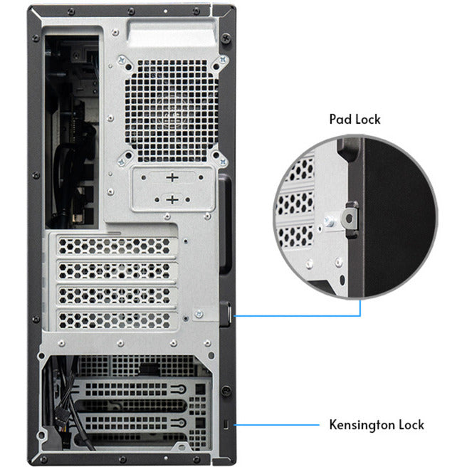 Chieftec uni bs-20b-op mini tower housing (black | 3x USB-A | 1x USB-C)