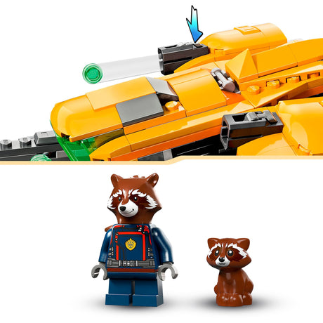 Lego super heroes 76254 the ship of baby rocket