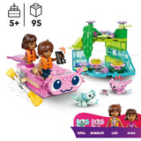 Lego friends axolotl adventure boat building set - toy - 42681