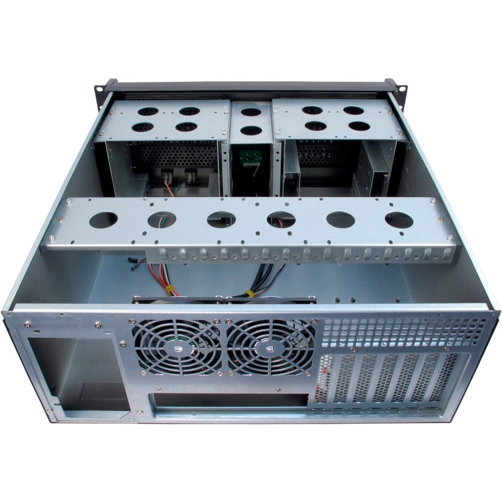 Inter-tech 4u-4098-s rack housing (black | 2x USB-A)