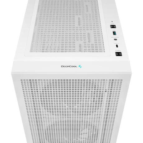 Deepcool CH560 Digital Midi Tower Case (White | 1x USB-A | 1x USB-C | RGB | Tempered Glass)