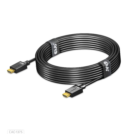 Club 3D ultra ardluais HDMI 2.1 cábla deimhnithe fireann-fireann (dubh, 5 méadar, 4K 120Hz, 8K 60Hz, 48Gbps)