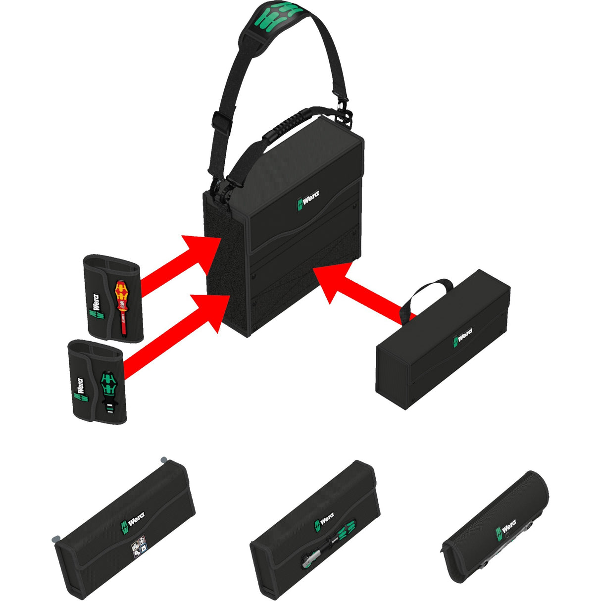 Wera 2go 2 bag (black)