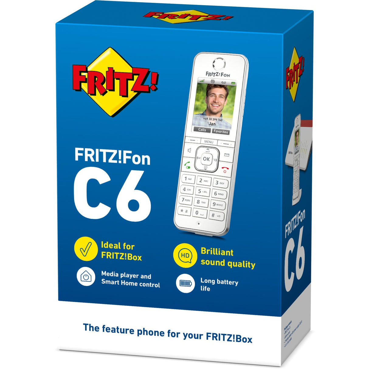 Fritz! aparelho internacional fon c6 (branco)