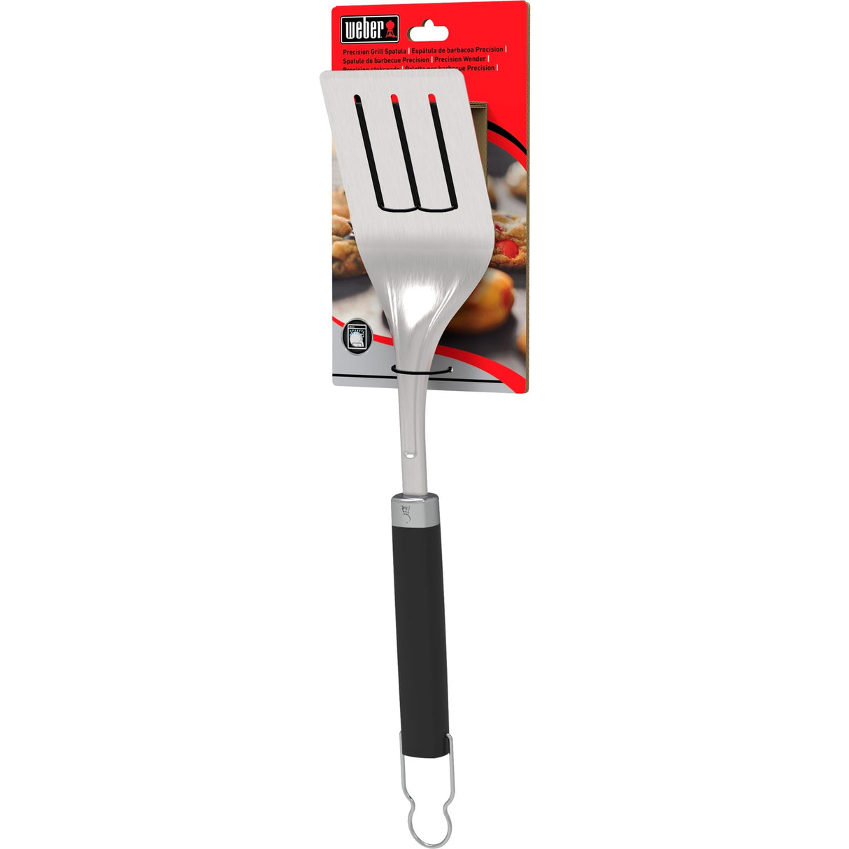 Weber Präzisioun Barbecue Spatel (Edelstol schwaarz)