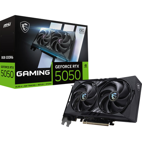 MSI GeForce RTX 5050 8G Gaming OC Graphics Card (3x Display Port, 1x HDMI)