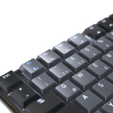 Cherry KW 550 MX LP mechanical keyboard (black, US layout (QWERTY), MX Low Profile 2.0 Ivory, 96%, white LEDs, PBT keycaps)