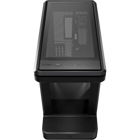 Cooler Master MasterFrame 360 Stage LCD Midi Tower Case (Black | 2x USB-A | 1x USB-C | Tempered Glass)