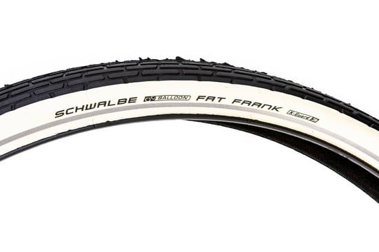 Schwalbe dekkfett frank 50-622 (28x2,00) sort og hvit