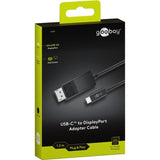 Goobay USB-C para exibir o cabo adaptador