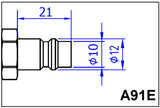 IceToolz Compressor Handle with Quick Coupling EURO