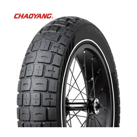 Chaoyang 20x4.00 (100-406) easy transport fatbike cargo tire black reflex double casing+hipposkin