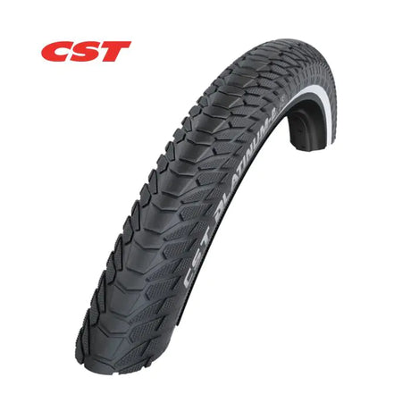 CST-Außengürtel Platinum E (1 mm Anti-Leak) Farbe: Schwarz mit Reflexionsgröße: 28x1.60, Etro 42-622