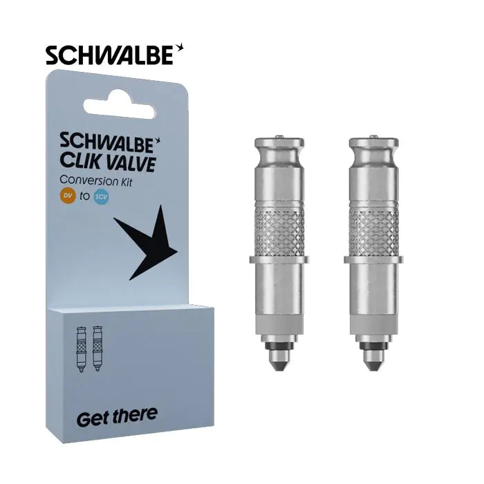 Schwalbe valve conversion kit clik dv-scv