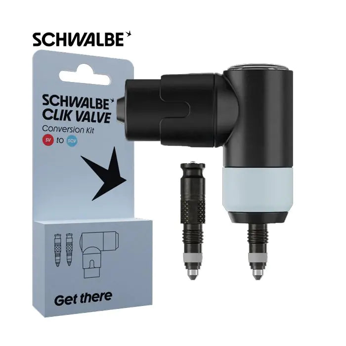 Schwalbe ventilkonverteringssats clik sv-scv + pumphuvud
