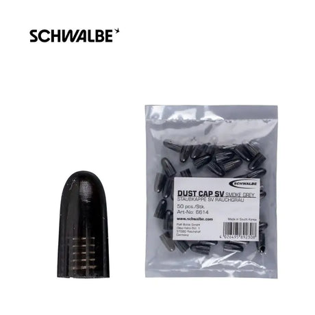 Schwalbe Ventil Cap Franséisch Ventil schwaarz (Sack 50 Stéck) 6614