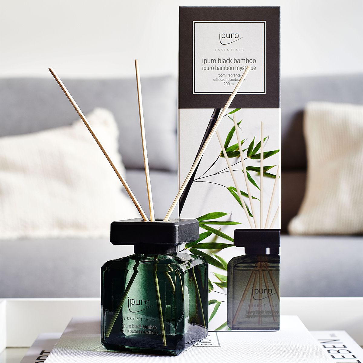 Ipuro fragrance diffuser black bamboo 200 ml