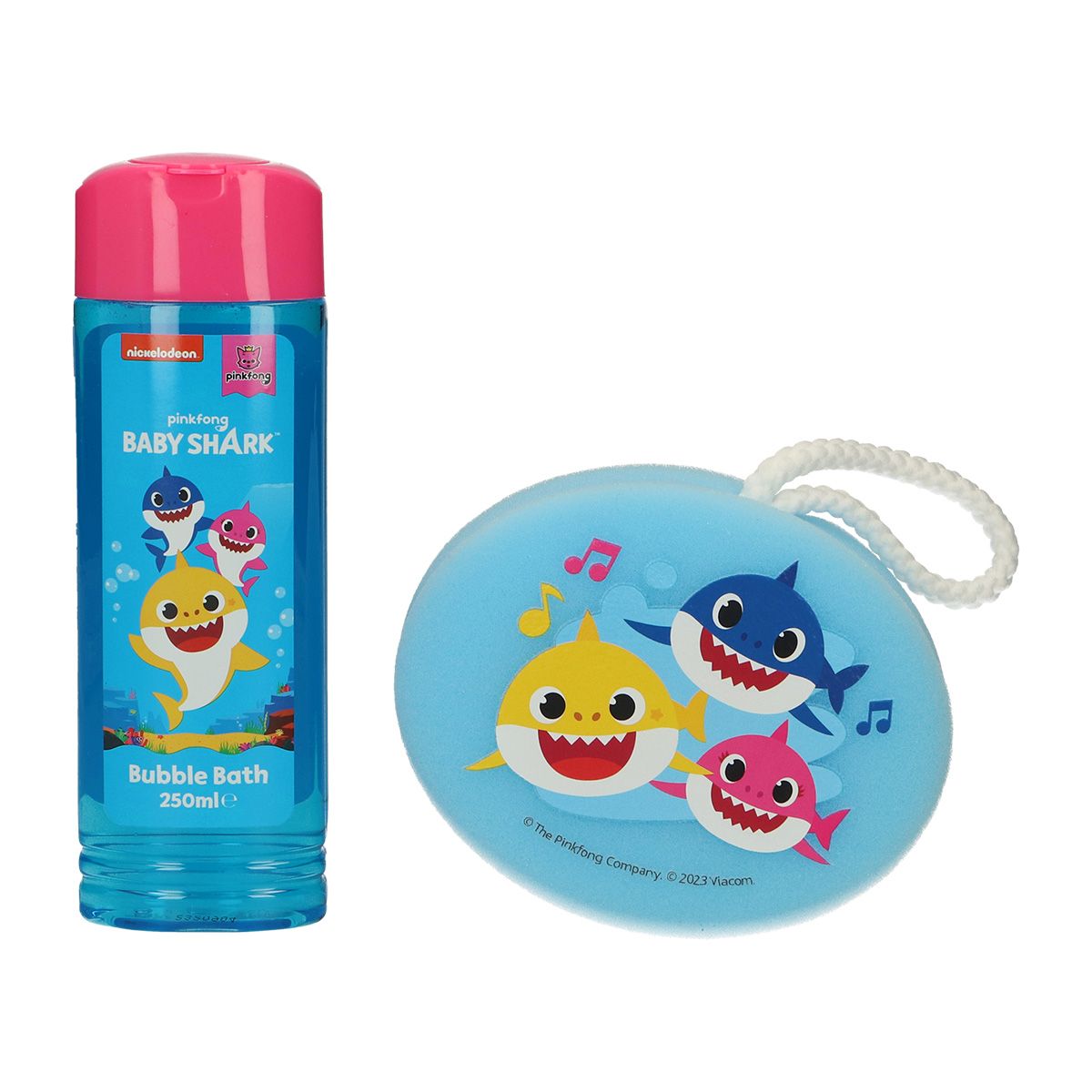 Baby shark bubble bath 250ml sponge