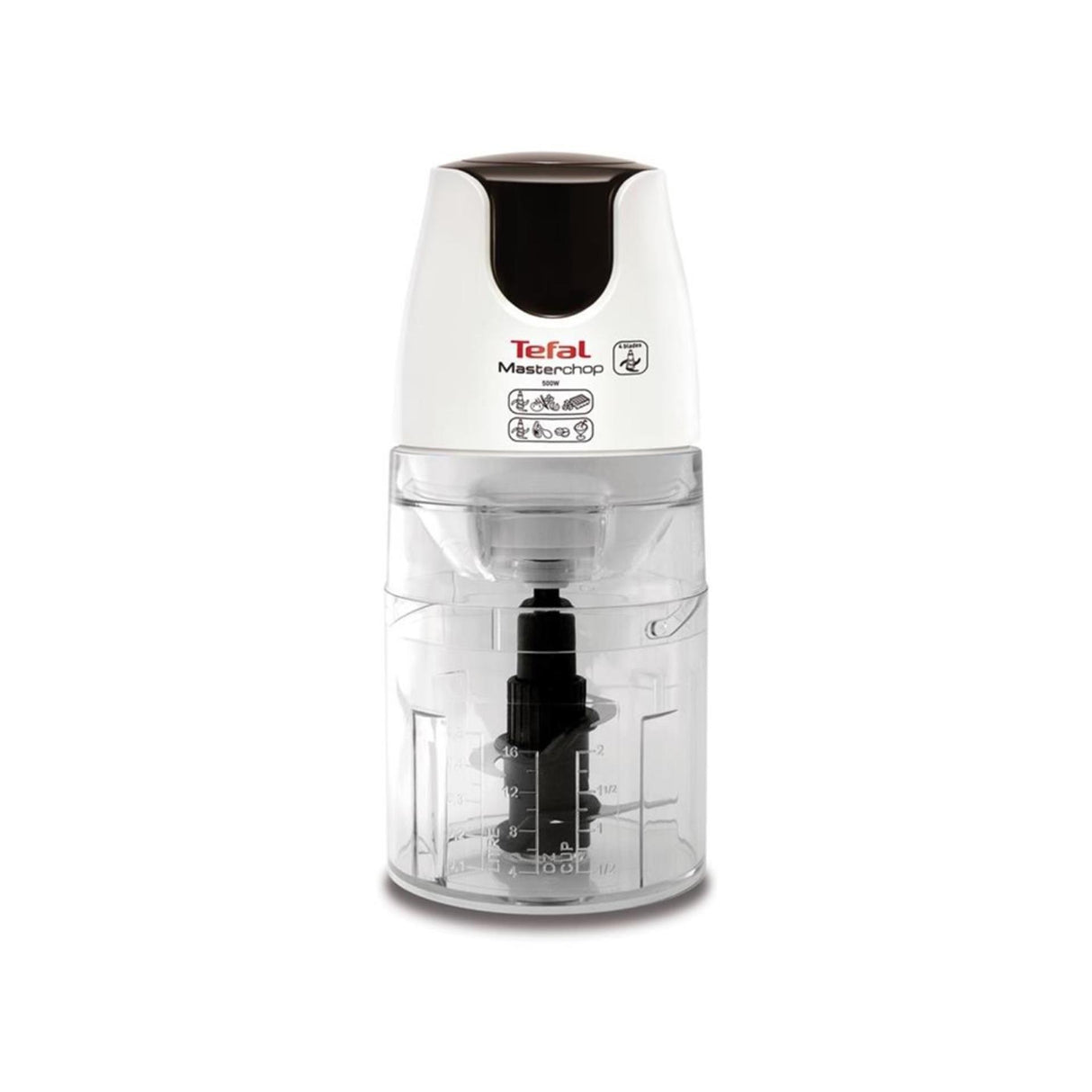 Tefal hak snij-apparaat masterchop 500w 500ml