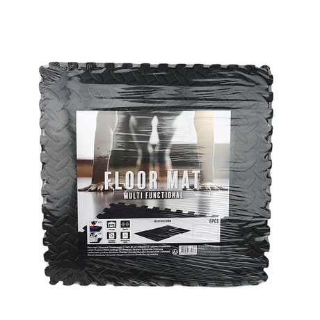 Multifunctional floor mat tiles 40 x 40cm 6 pieces