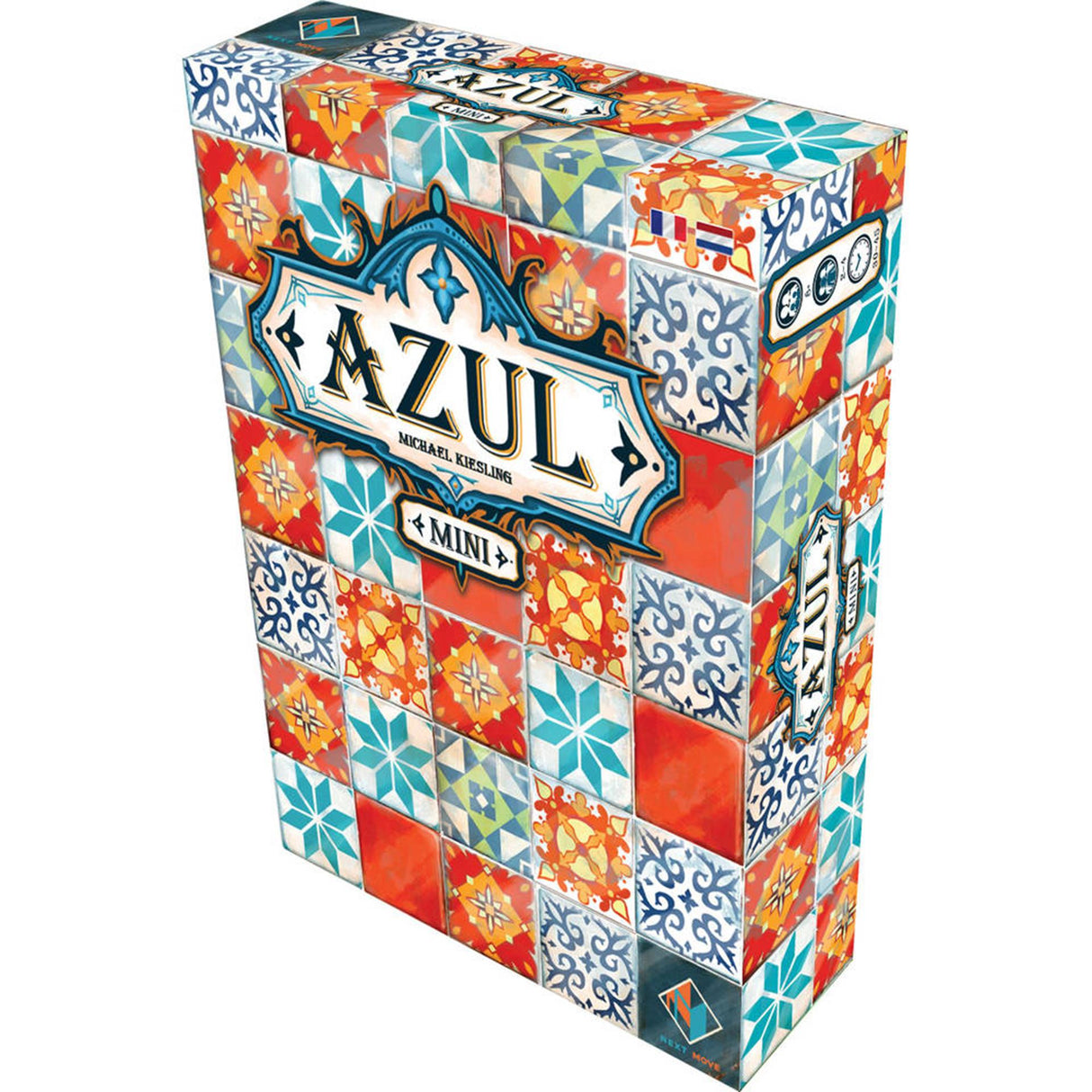 Nästa drag-spel azul minibrädspel - 2 till 4 spelare