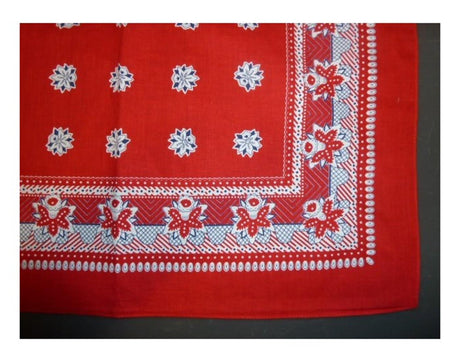 Farmer's handkerchief red 55x55cm pack of 12 pcs